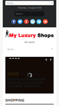 Mobile Screenshot of myluxuryshops.com